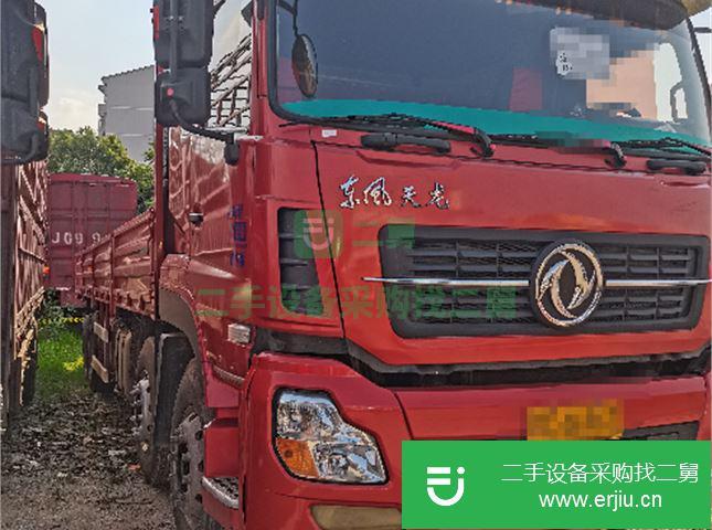 廣西出售二手東風(fēng)天龍245馬力前四后四平板車全國(guó)提檔過戶