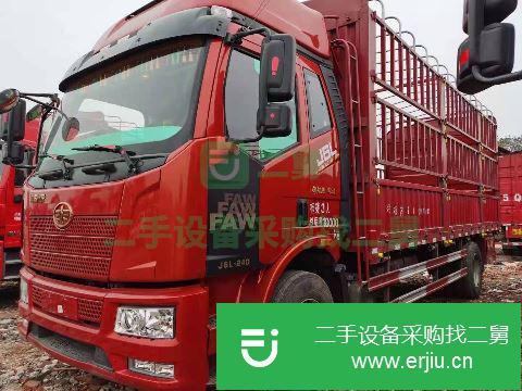 江西出售二手一汽解放J6L中卡240馬力倉欄貨車