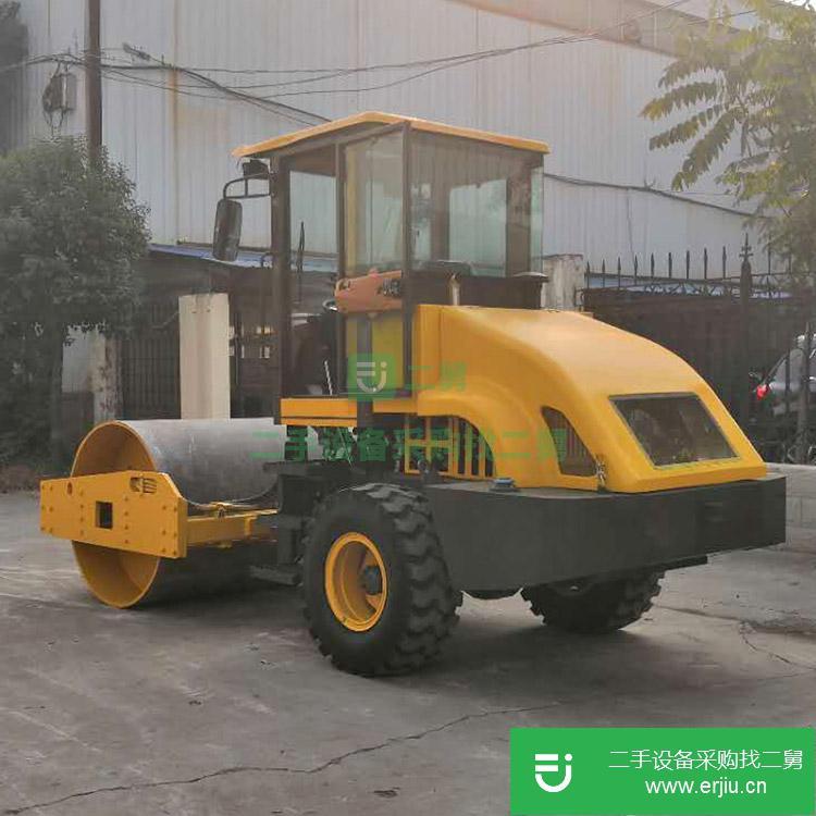 山東出售二手山菱重工大單鋼輪7噸壓路機