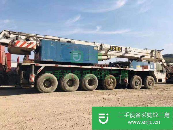 河南出售二手徐工80噸汽車吊  國二