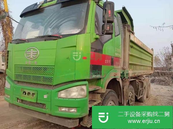 湖南出售二手一汽解放國五排放自卸車