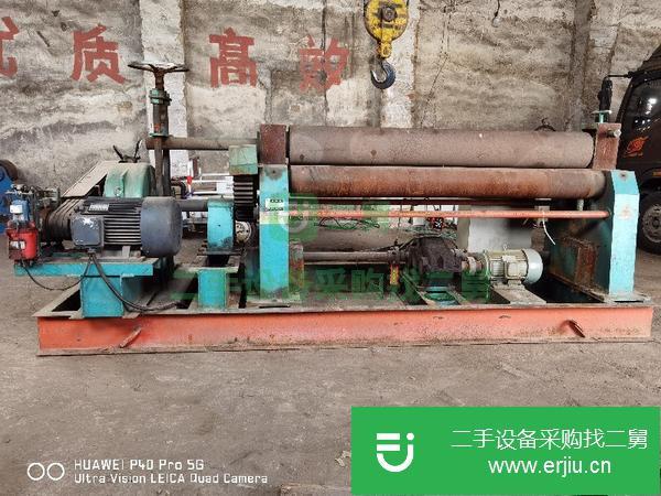 新疆出售二手實心W11-20*2200機械自動卷板機