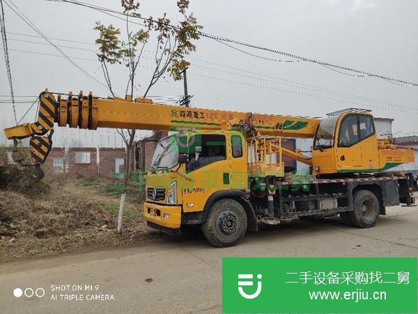 河南出售二手19年6月森源小十二噸汽車吊