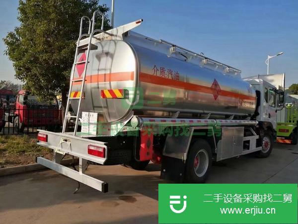 湖北出售二手東風(fēng)D9/12噸鋁合金油罐車
