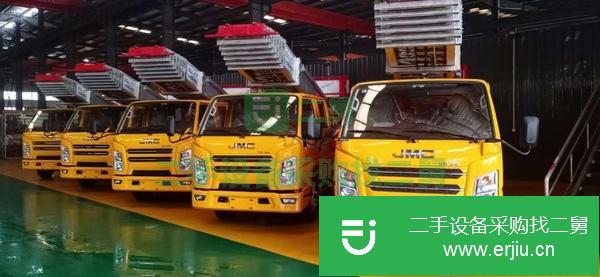 山西出售二手國六江鈴32米搬家云梯車