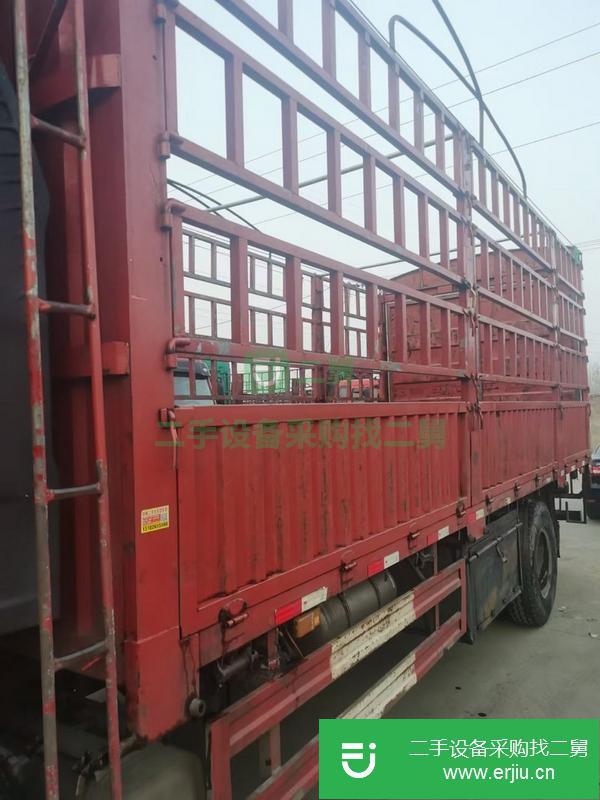 河北出售二手解放6.8米高欄貨車國五