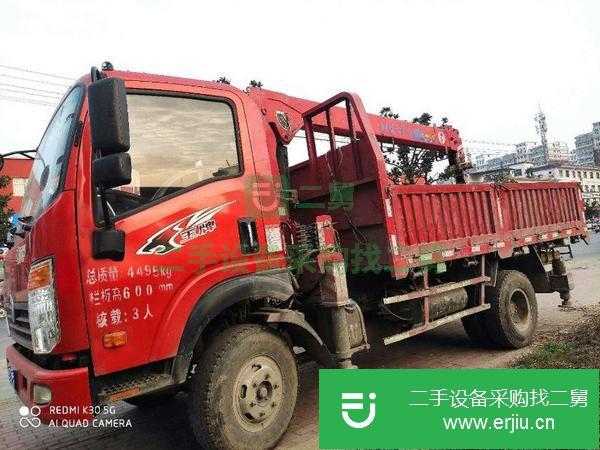 甘肅出售二手國五東風180馬力配徐工8噸隨車吊