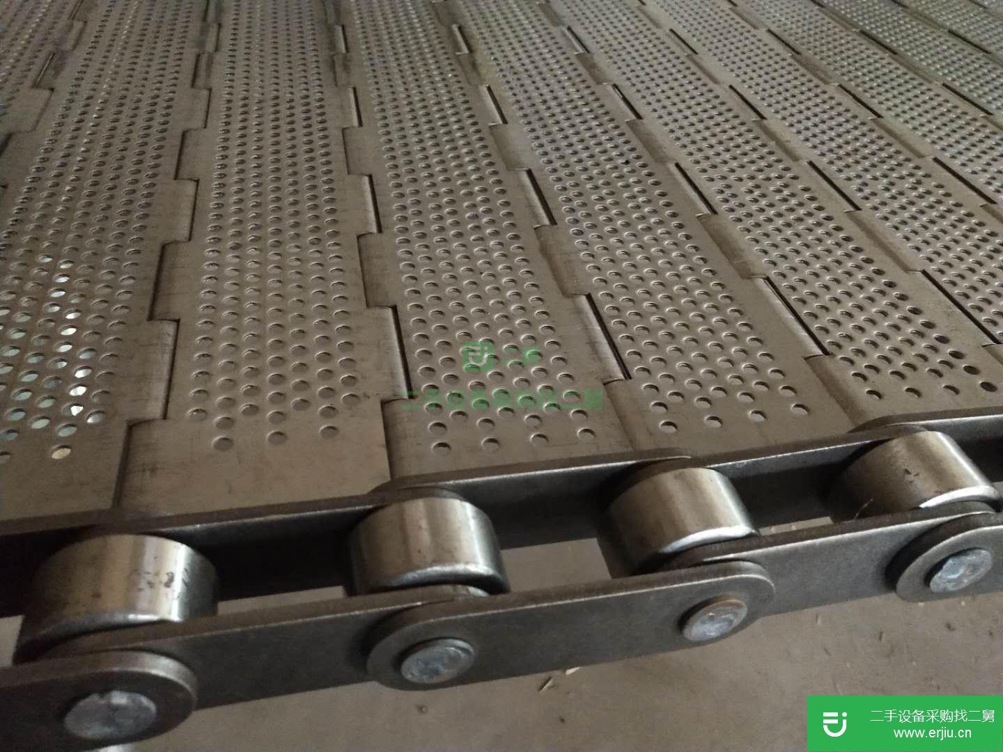 河北出售二手不銹鋼鏈板輸送機