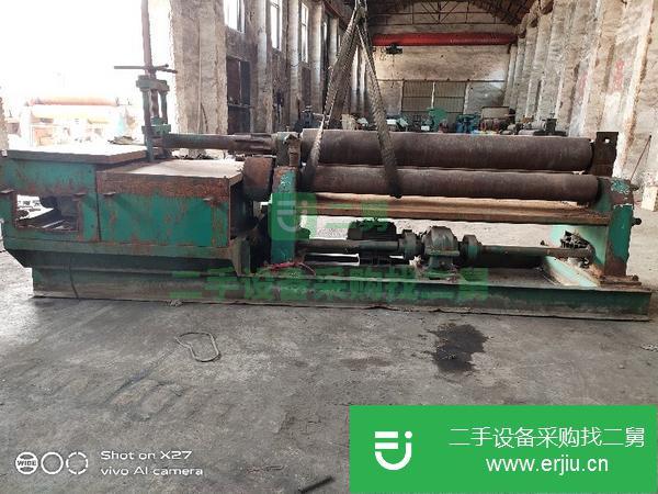 吉林出售二手實心W11-16*2000機械自動卷板機