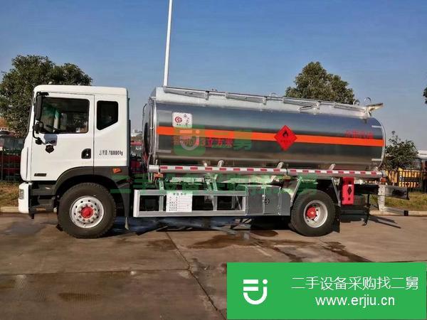 湖北出售二手東風(fēng)D9/12噸鋁合金油罐車