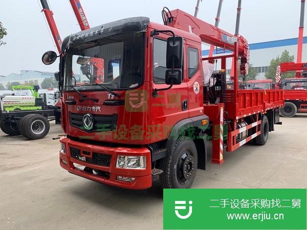 湖北出售二手東風(fēng)D913后八輪底盤隨車吊
