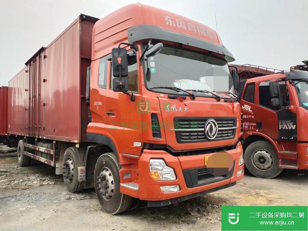 福建出售二手天龍前四后四國五箱式貨車