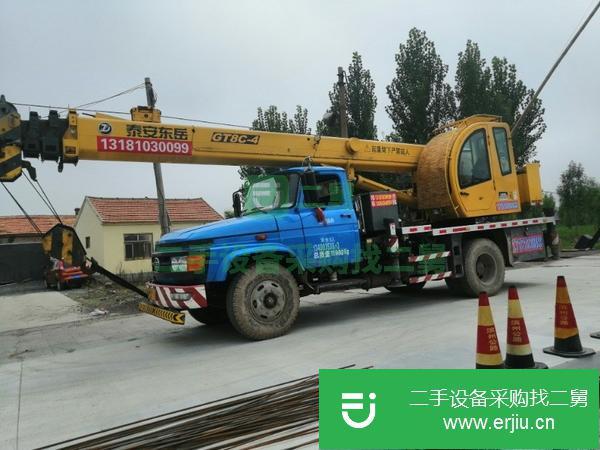 山東出售二手東岳四節臂大八噸汽車吊
