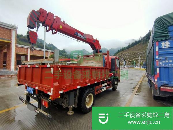 湖北出售二手藍牌5噸隨車吊