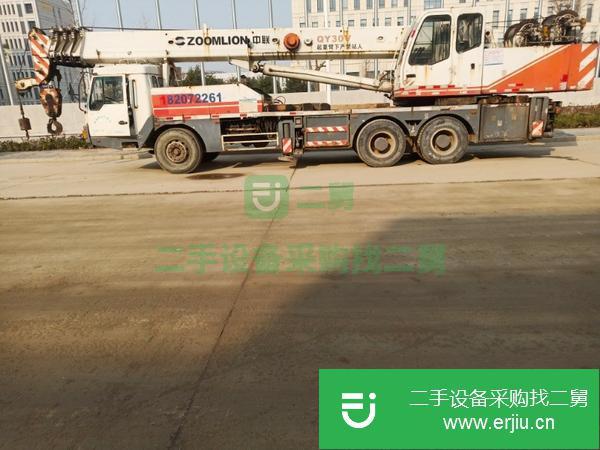山東出售二手08年6月國二中聯(lián)五節(jié)臂汽車吊