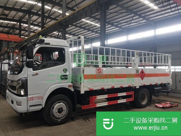 廣西出售二手國六東風凱普特廂長5.2米氣瓶運輸車額載7.3噸