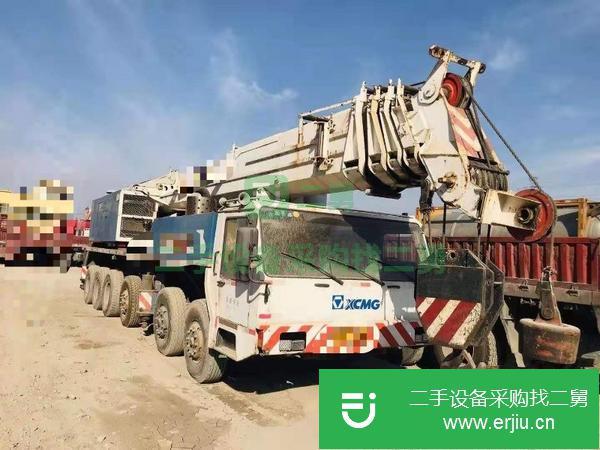 河南出售二手徐工80噸汽車吊  國二