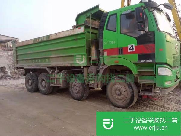 山東出售二手一汽解放自卸車