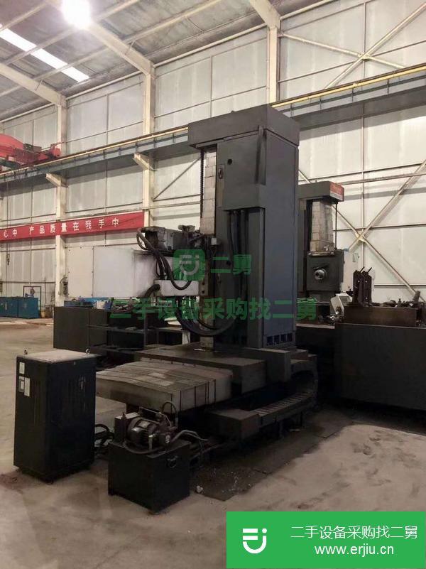 江蘇出售二手漢川HCTK6511x2-13數(shù)控雙面刨臺(tái)臥式銑鏜床