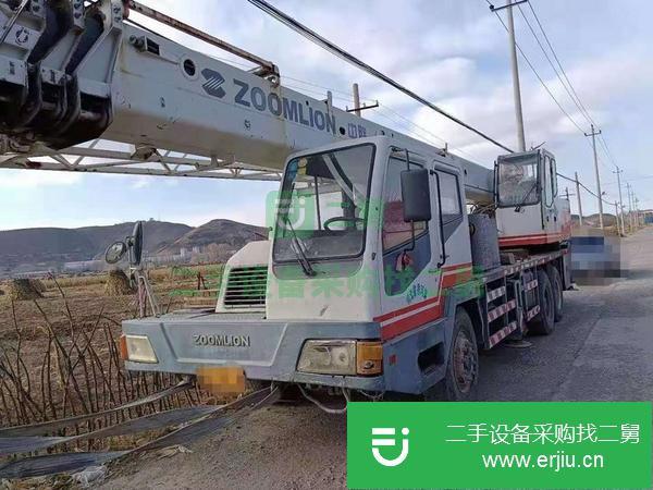 河北出售二手中聯25噸吊車原車原版無事故