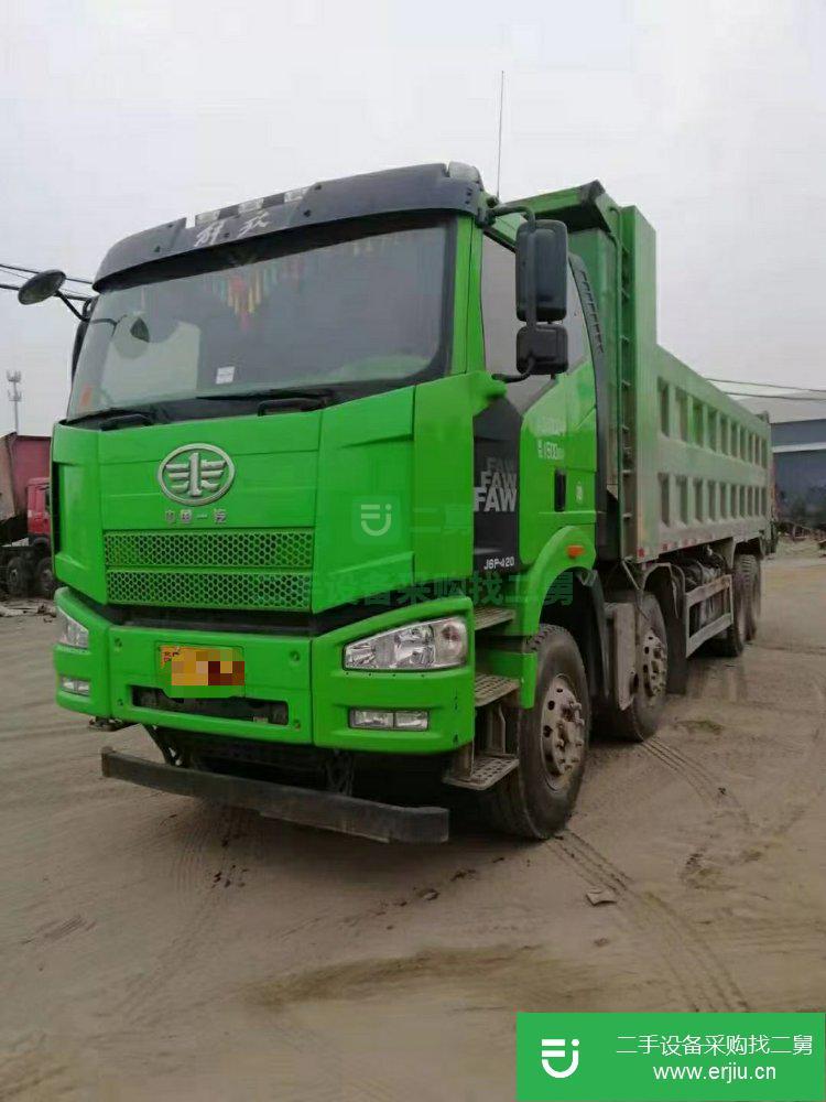 河北出售二手一汽解放390馬力自卸車