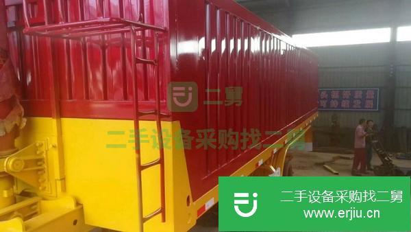 山東出售8.5米輕體后翻半掛車