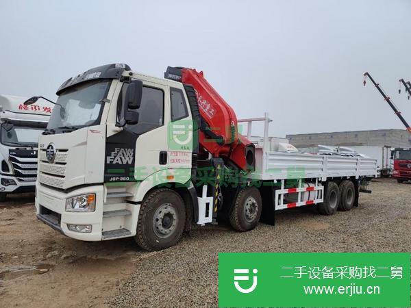 北京出售二手解放J6國(guó)六前四后八隨車吊