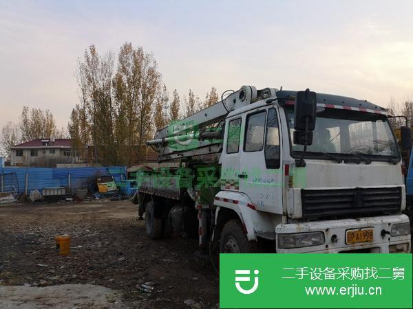 天津出售二手鴻得利24米泵車車況一般發動機好