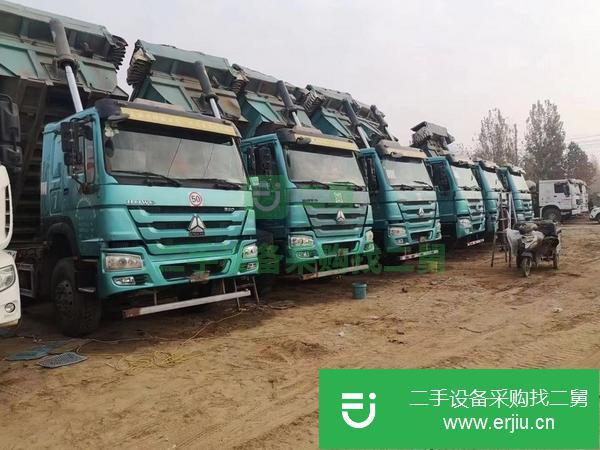 山東出售二手豪沃環保型后八輪自卸車