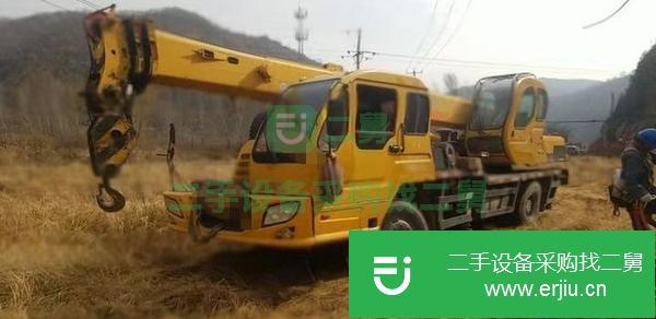 陜西出售二手12年11月徐工12噸汽車吊