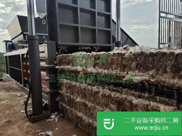 福建出售二手帶門廢紙打包機(jī)