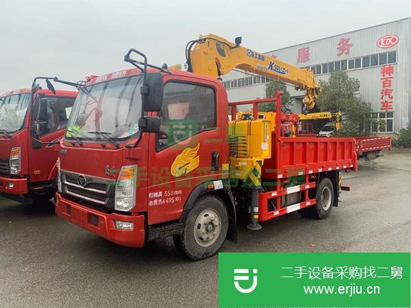 湖北出售二手徐工5噸藍(lán)牌隨車吊