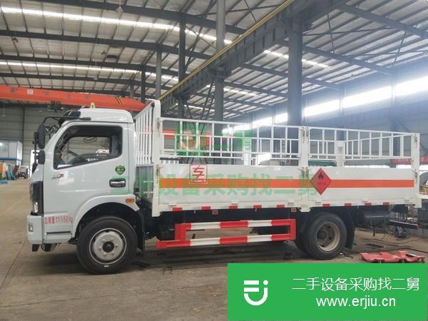 廣西出售二手國六東風凱普特廂長5.2米氣瓶運輸車額載7.3噸