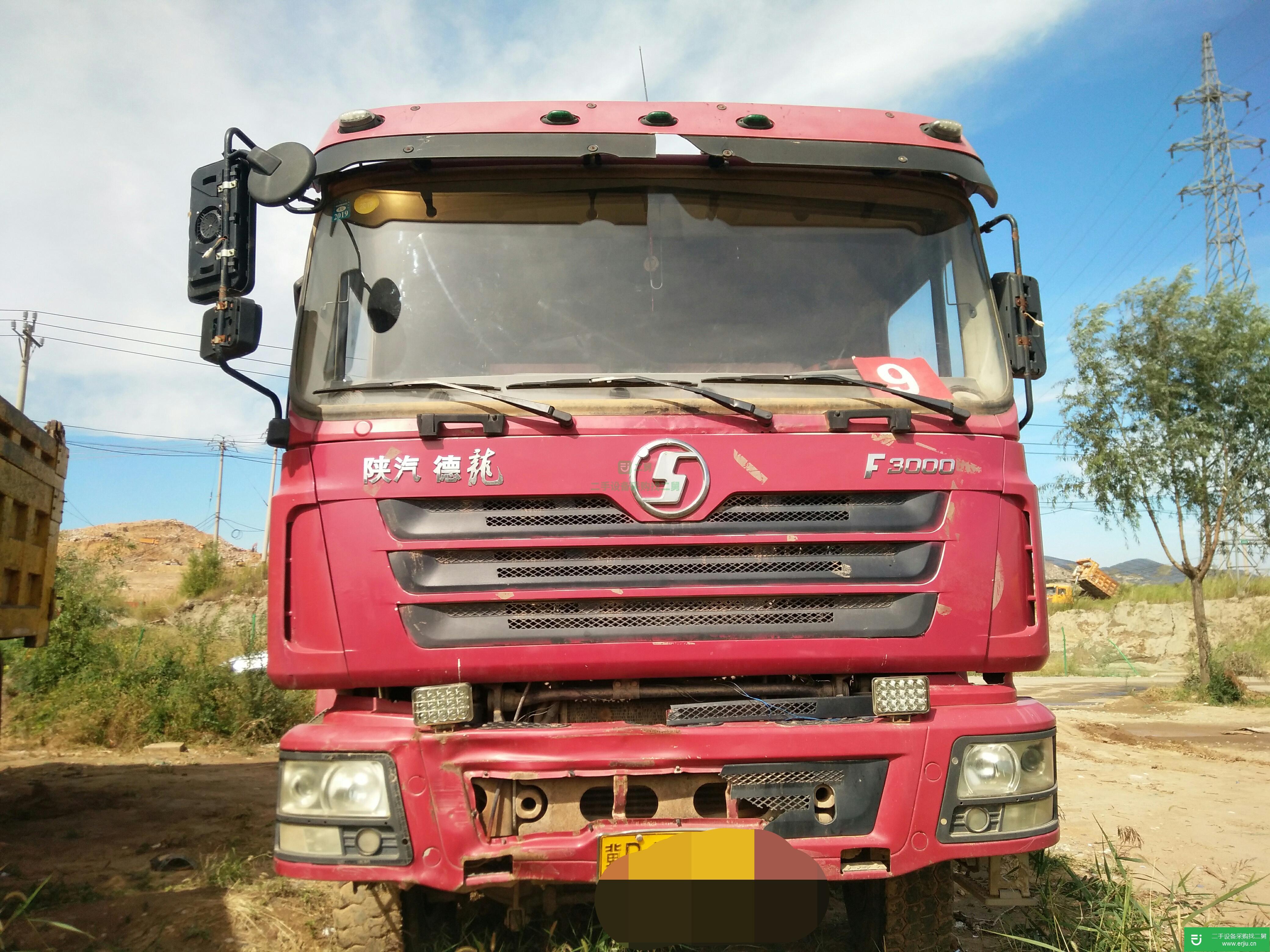 河北出售二手陜汽重卡340馬力自卸車車況精品無事故