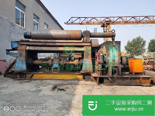 云南出售二手實心W11-50*2550機械自動卷板機