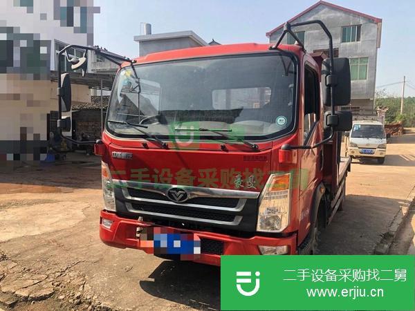安徽出售二手藍牌豪曼平板運輸車