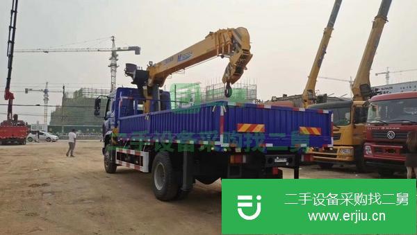 湖北出售二手柳汽乘龍單橋隨車吊配徐工10噸吊機