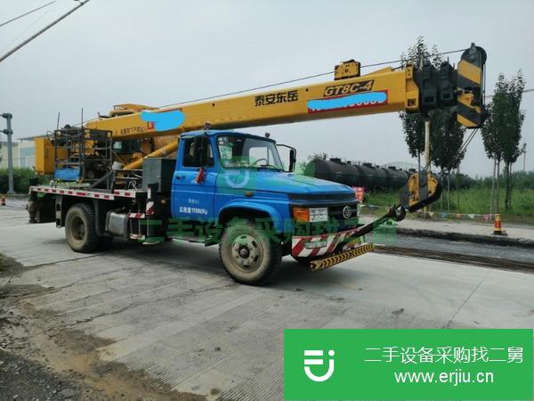 山東出售二手東岳四節臂大八噸汽車吊