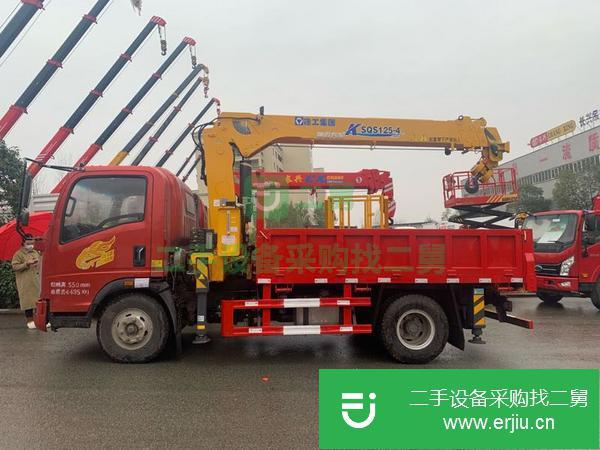 湖北出售二手徐工5噸藍(lán)牌隨車吊