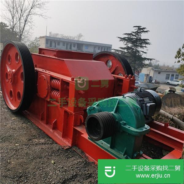 河南出售二手高效對輥破碎機