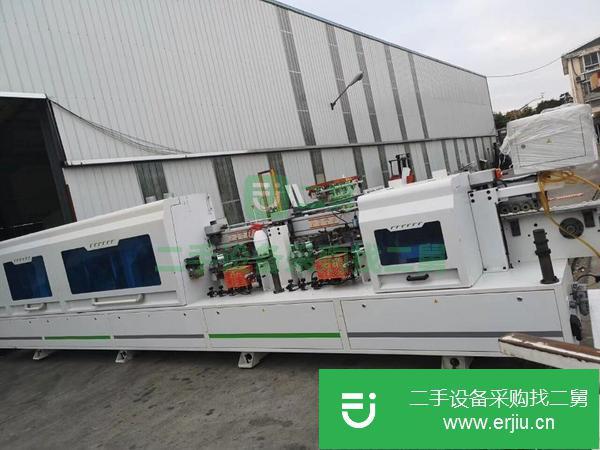 上海出售二手豪德雙膠鍋帶預銑帶跟蹤封邊機