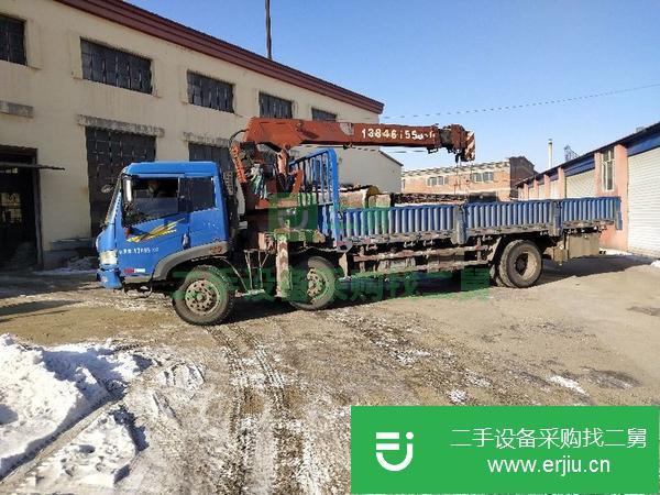 黑龍江出售二手10年尚駿前四后四隨車吊