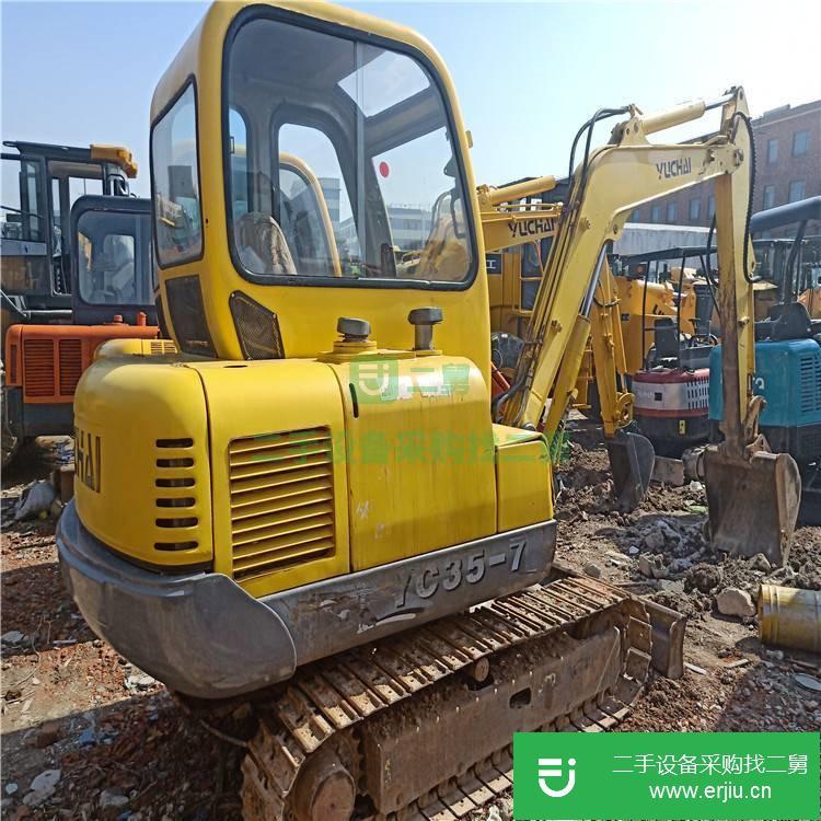 上海出售二手玉柴YC35-7挖掘機