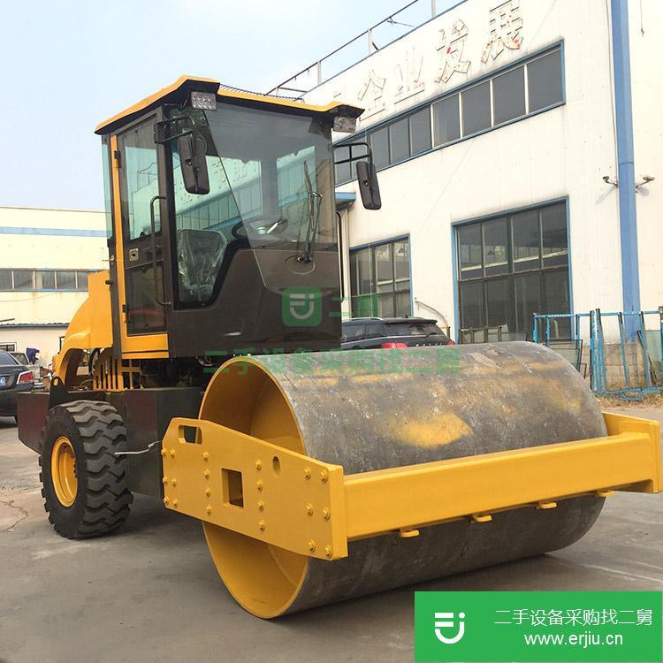 山東出售二手山菱重工大單鋼輪7噸壓路機