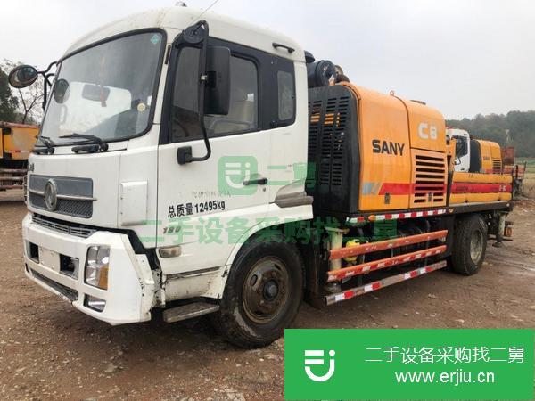 湖南出售二手三一重工10020國四車載泵手續(xù)齊全免檢車況