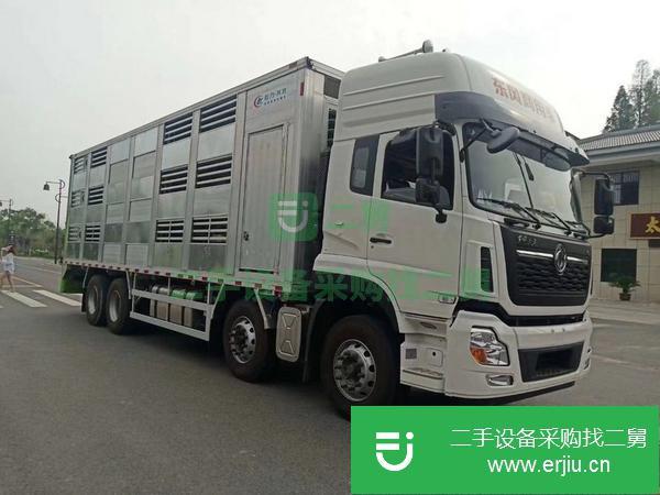 湖北出售二手鋁合金畜禽拉豬運(yùn)輸車可分期包上戶