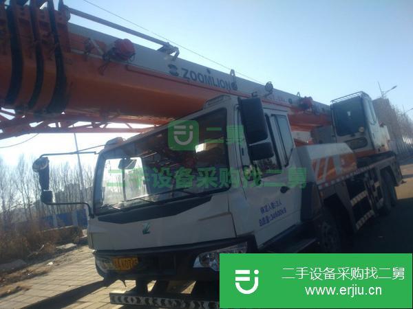 吉林出售二手中聯(lián)重科35'v汽車吊