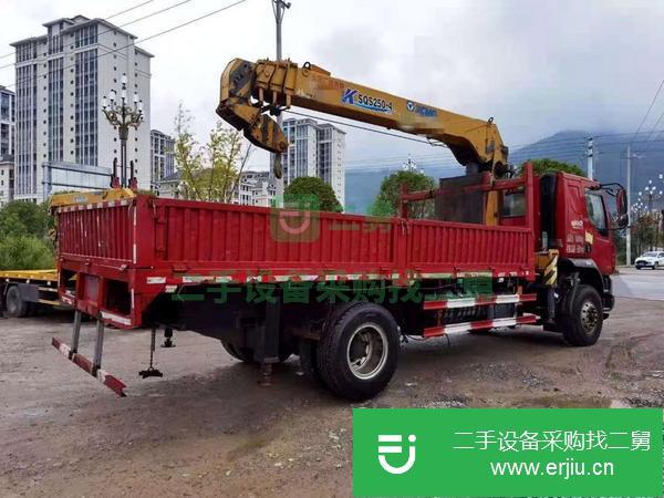湖北出售二手柳汽10噸隨車吊
