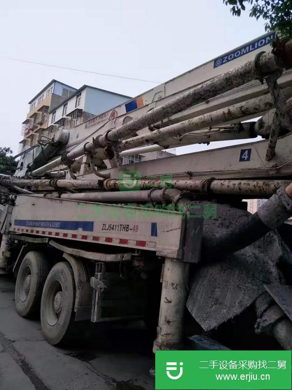 河北出售二手07年中聯(lián)奔馳47米泵車，手續(xù)齊全