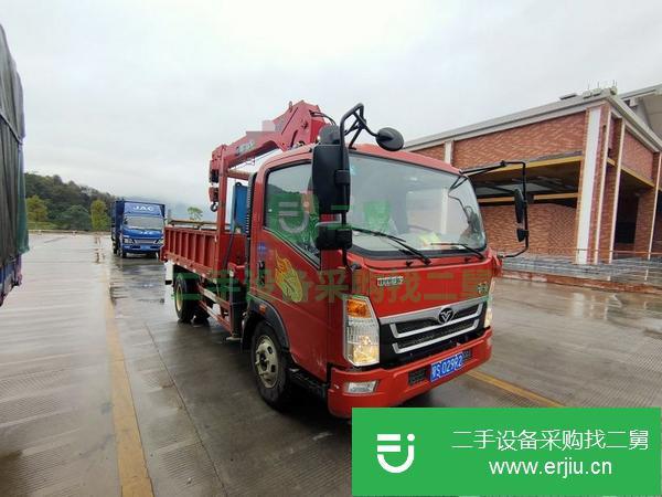 湖北出售二手藍牌5噸隨車吊